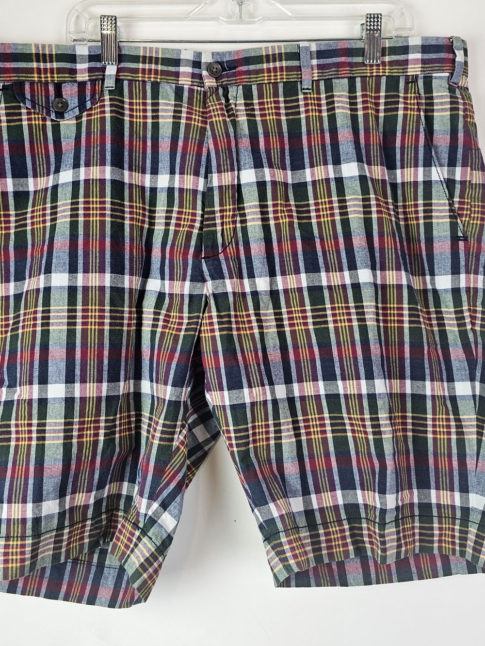 Polo Ralph Lauren Shorts Indian Madras Patchwork Check Tartan Preppy Mens 40